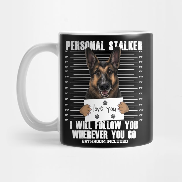 German Shepherd Stalker Cartoon by USProudness